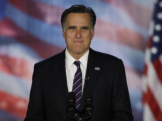 Ông Romney xúc động chúc mừng ông Obama Ông Romney xúc động chúc mừng ông Obama