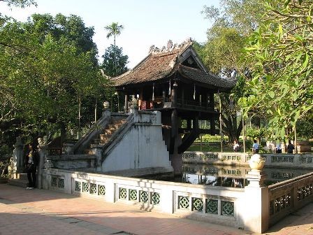 Chùa Một Cột - ngôi chùa có kiến trúc độc đáo nhất châu Á Chùa Một Cột - ngôi chùa có kiến trúc độc đáo nhất châu Á