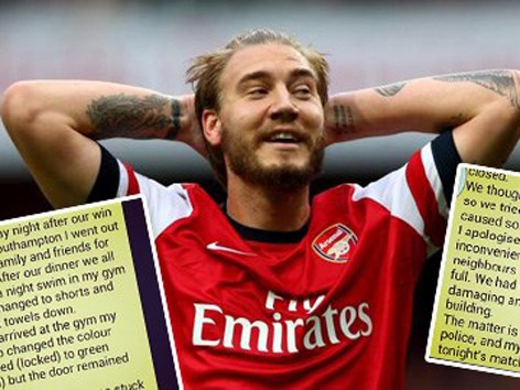 Nicklas Bendtner giải thích lý do bị bắt Nicklas Bendtner giải thích lý do bị bắt