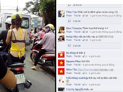 Thiếu nữ ăn mặc “thiếu vải”, dân mạng lên án gay gắt Thiếu nữ ăn mặc “thiếu vải”, dân mạng lên án gay gắt