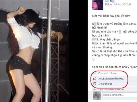 Tâm sự của gái nhảy 9x Sài Gòn 'gây bão' cư dân mạng Tâm sự của gái nhảy 9x Sài Gòn 'gây bão' cư dân mạng