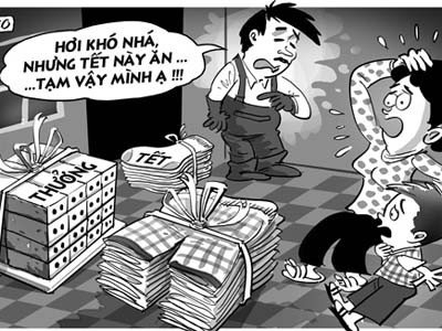 Những món thưởng Tết... khó nuốt Những món thưởng Tết... khó nuốt