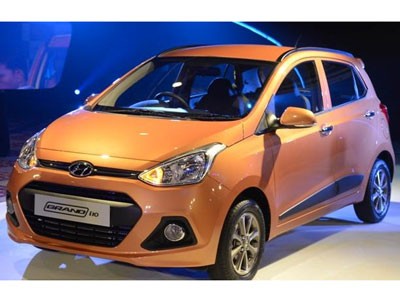 Hyundai Grand i10 ra mắt, giá 6.400 USD tại Ấn Độ Hyundai Grand i10 ra mắt, giá 6.400 USD tại Ấn Độ