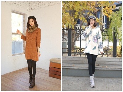 Áo dáng dài và quần legging: Cặp đôi hoàn hảo mùa Noel 2013 Áo dáng dài và quần legging: Cặp đôi hoàn hảo mùa Noel 2013