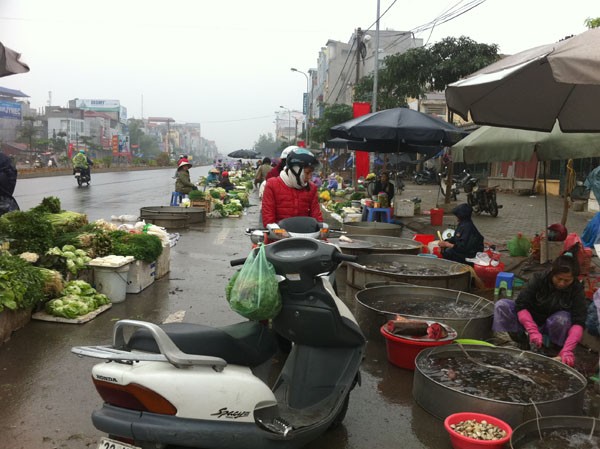 Khai Xuân, thịt cá đua nhau tăng giá Sáng mồng 2 Tết, thịt, cá giá...chát