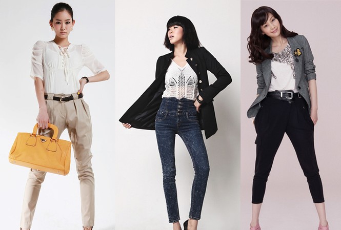 Chân dài ‘miên man’ với quần, váy cạp cao Chân dài ‘miên man’ với quần, váy cạp cao