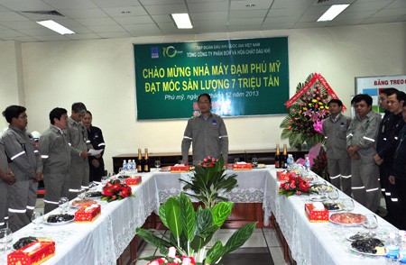 Nhà máy Đạm Phú Mỹ đạt mốc sản lượng 7 triệu tấn Nhà máy Đạm Phú Mỹ đạt mốc sản lượng 7 triệu tấn