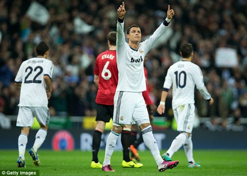Ronaldo ghi bàn, Real vẫn không thể đánh bại MU Ronaldo ghi bàn, Real vẫn không thể đánh bại MU
