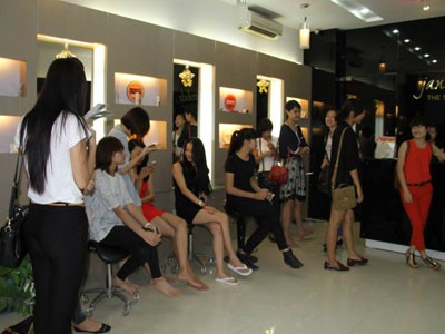 Chân dài Casting cho Goldwell Hairshow 2013 Chân dài Casting cho Goldwell Hairshow 2013