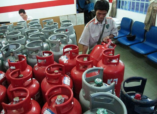 Gas sẽ tăng thêm ít nhất 20.000 đồng mỗi bình Gas sẽ tăng thêm ít nhất 20.000 đồng mỗi bình