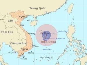Áp thấp nhiệt đới trên biển sẽ mạnh lên thành bão Áp thấp nhiệt đới trên biển sẽ mạnh lên thành bão