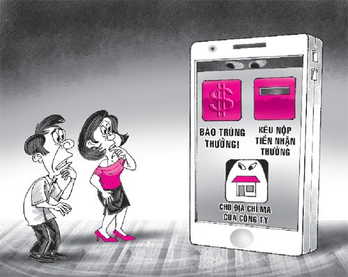 Rộ chiêu lừa trúng thưởng Rộ chiêu lừa trúng thưởng
