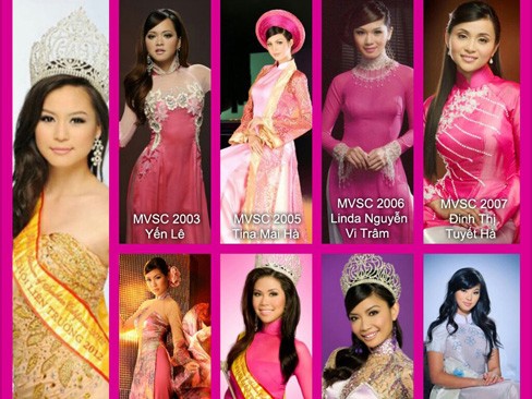 Thí sinh 'Miss Vietnam south California' khoe dáng với áo dài Thí sinh 'Miss Vietnam south California' khoe dáng với áo dài