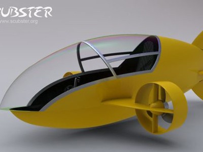 Ra đời tàu ngầm đạp chân Tàu ngầm mini đạp chân Scubster