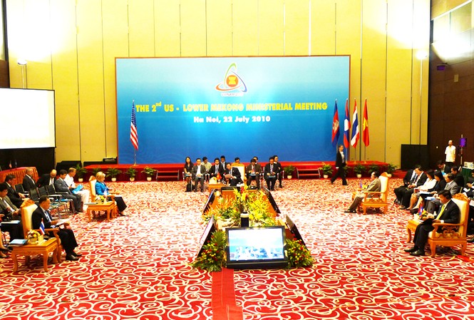 Bước chuẩn bị cho Cấp cao ASEAN với đối tác Hội nghị Bộ trưởng tiểu vùng Mekong - Hoa Kỳ lần thứ 2. Ảnh: Hồng Vĩnh