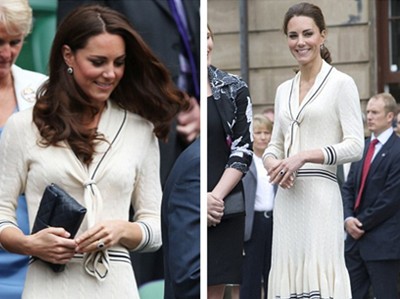 Kate Middleton diện đồ cũ vẫn rạng ngời Kate Middleton diện đồ cũ vẫn rạng ngời