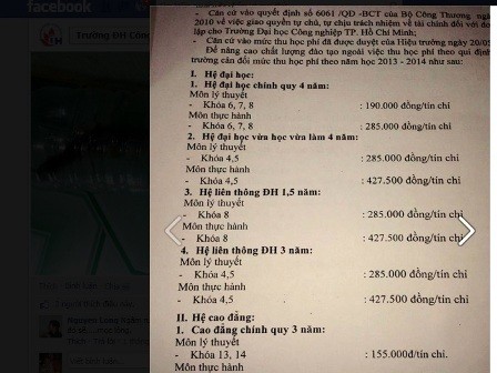 Trường tăng học phí, sinh viên lên tiếng Trường tăng học phí, sinh viên lên tiếng