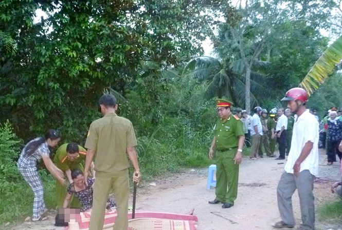 Bị đâm chết vì can đánh nhau Hiện trường vù án mạng thương tâm làm anh Võ Thanh Trong tử vong tại chỗ