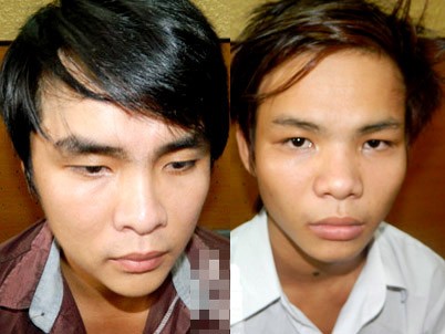 Thiếu nữ bị hai kẻ đồi bại đánh đập, hãm hiếp 2 đối tượng Đông và Thình tại cơ quan công an