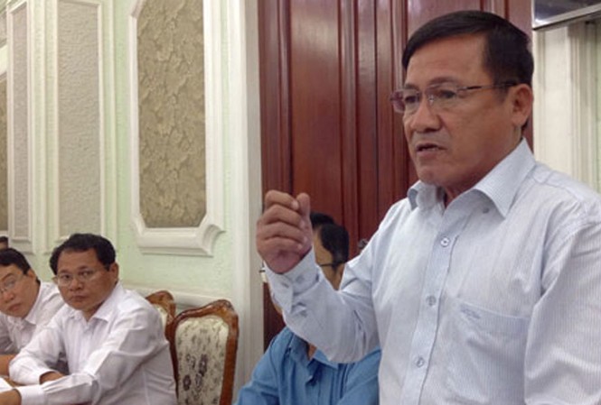 Khiển trách Giám đốc trung tâm chống ngập vi phạm kê khai tài sản Ông Nguyễn Ngọc Công, GĐ điều hành chương trình chống ngập TP.HCM vi phạm kê khai tài sản. Ảnh vietnamnet