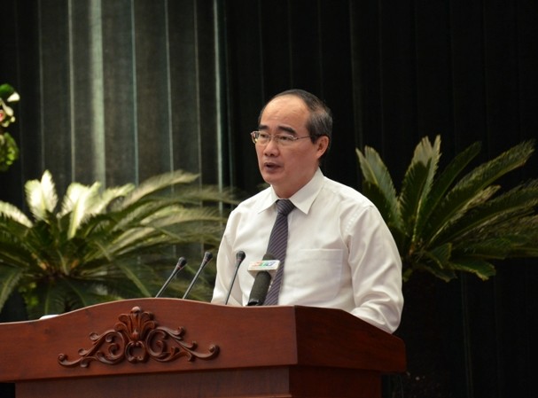 Bí thư TPHCM: Sắp xếp lại người đứng đầu nếu làm chậm trễ Bí thư Thành ủy TPHCM Nguyễn Thiện Nhân