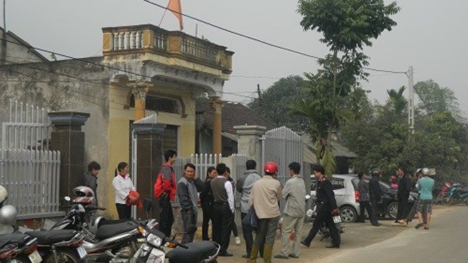 Ném lựu đạn, âm mưu giết người chống tiêu cực Nhà ông Tăng, nơi bị ném lựu đạn