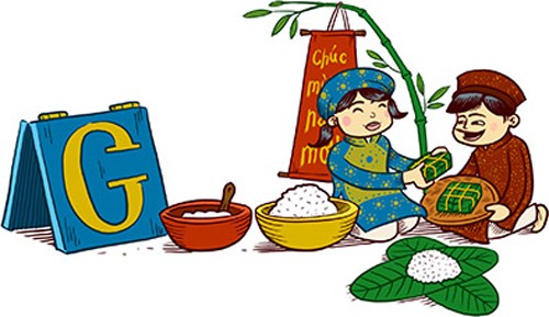 Những ngày lễ của Việt Nam từng xuất hiện trên logo Google Những ngày lễ của Việt Nam từng xuất hiện trên logo Google