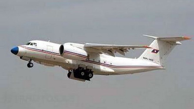 Việt Nam gửi điện chia buồn vụ tai nạn máy bay quân sự Lào Máy bay gặp tai nạn là Antonov-74. Ảnh: KPL