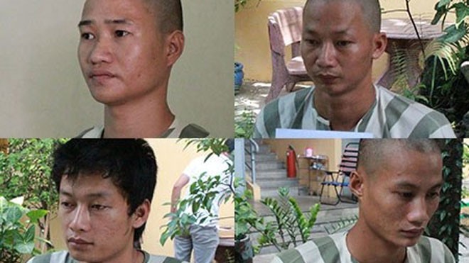 Gây rối ở Bình Dương: Kẻ cầm đầu gửi lời xin lỗi Lê Văn Hiếu, Trần Đức Phú, Trần Đức Dư và Bùi Văn Nguyên, các nghi can không phải là công nhân tham gia vụ gây rối, đốt phá, trộm cắp… Ảnh: Khampha