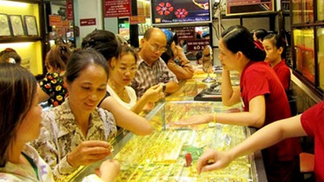 Giá vàng trong nước lao dốc Giá vàng trong nước lao dốc