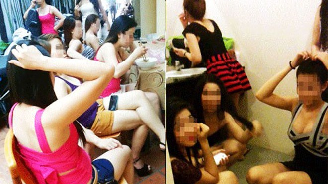 Bí ẩn sau cánh cửa phòng VIP của quán nhậu Sài thành Dàn nhân viên sexy, nóng bỏng của nhà hàng P.B và phòng thay đồ của nhân viên.