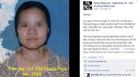 Chuyện cảm động của cô bé nhờ facebook tìm mẹ Đêm nhớ mãi của tuổi lên ba