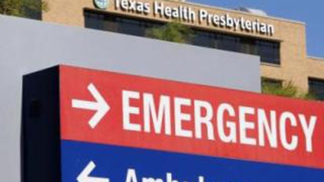 Mỹ phát hiện thêm ca nhiễm Ebola Ảnh chụp bên ngoài Bệnh viện Giáo hội Texas - Ảnh: Reuters