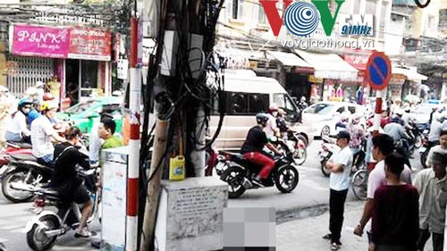 Nam thanh niên tử vong bất thường trên phố Khâm Thiên Hiện trường vụ việc