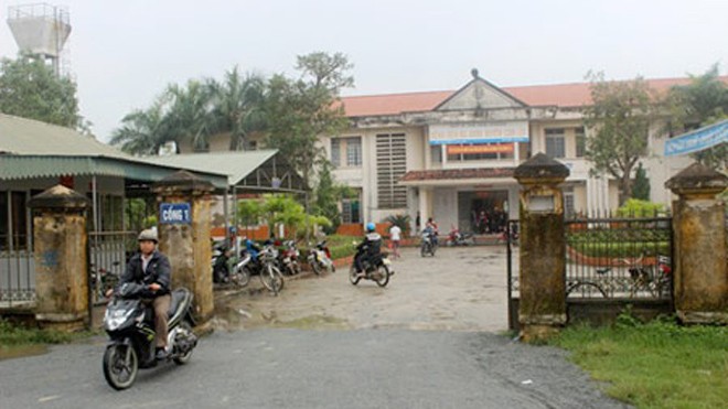 Mổ đẻ, bác sĩ ‘quên’ kim trong bụng bệnh nhân 9 năm BVĐK huyện Can Lộc - nơi các bác sĩ để "quên" kim khâu trong bụng bệnh nhân.