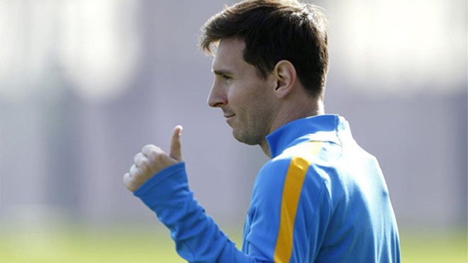 Messi tập trở lại, có thể đá trận Kinh điển Sự trở lại của Messi là một tin vui với CĐV Barca. Ảnh: Reuters