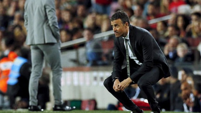 Barca đang đi theo vết xe đổ của Real 12 năm trước HLV Luis Enrique đang phải chịu sức ép rất lớn tại Barca. Ảnh: Reuters