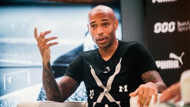 Henry: 'Man City đừng để bị Ronaldo thôi miên' Henry tỏ ra thích thú với trận bán kết Man City - Real. Ảnh: Reuters