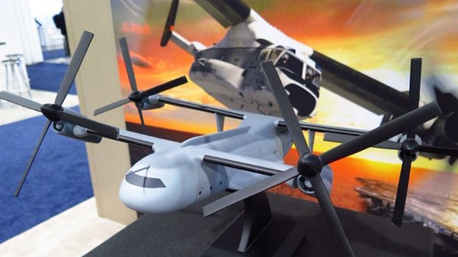 Trực thăng siêu dị đến từ Boeing Mẫu concept siêu dị của Bell và Boeing. Ảnh: James Drew News