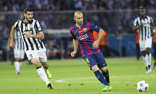 Mascherano đồng ý gia nhập Juventus Juve nhắm Mascherano nhưng Barca không chịu nhả người. Ảnh: Reuters.
