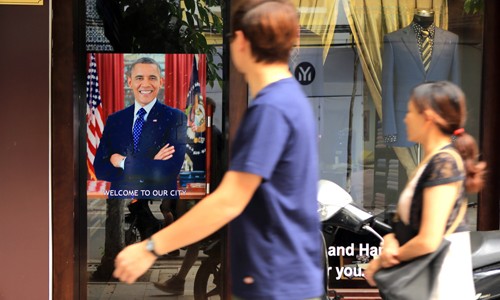 'Hiệu ứng' Obama với doanh nghiệp Việt Doanh nghiệp Việt hy vọng sự hiện diện của ông Obama sẽ mang lại hiệu ứng dài hạn. Ảnh: AP