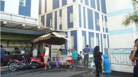 Nhảy từ tầng 5 tử vong sau khi dọa cắt cổ... tự sát Khu vực xảy ra vụ việc