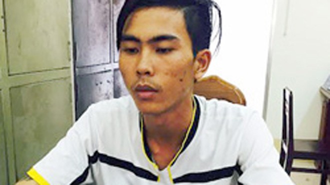 Giết nữ tiếp viên sau khi mua dâm để cướp tài sản Trương Hoài Trọng lúc bị bắt. Ảnh: C.A