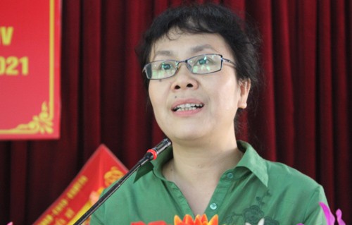 Phu nhân ông Vương Đình Huệ làm ủy viên thường trực Ủy ban Tài chính Bà Nguyễn Vân Chi, phu nhân Phó thủ tướng Vương Đình Huệ được phê chuẩn làm ủy viên thường trực Ủy ban Tài chính Ngân sách. Ảnh: Hải Bình