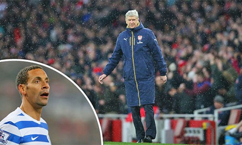 Chia tay M.U, Ferdinand từng muốn gia nhập Arsenal Ferdinand không thuyết phục được Wenger trao cho anh cơ hội khoác áo Arsenal.