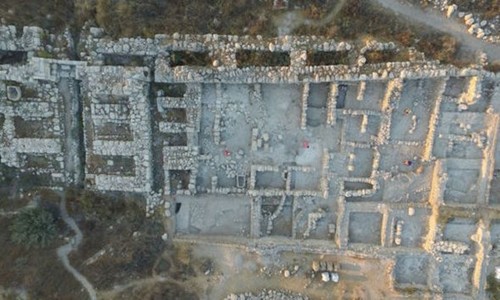 Cung điện 3000 năm tuổi nghi của vua Solomon Tàn tích tòa lâu đài ở thành phố cổ thuộc Gezer, Israel. Ảnh: Tel Gezer Excavation Project.