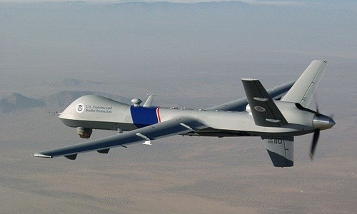 Syria tuyên bố bắn hạ máy bay không người lái Mỹ Máy bay không người lái MQ-9 Reaper của không quân Mỹ. Ảnh: Wikipedia