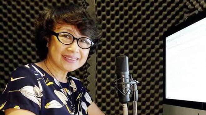 NSƯT Kim Tiến và chuyện ít biết của 'giọng đọc huyền thoại' NSƯT Kim Tiến hiện tại. Ảnh: Lê Hường