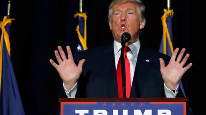 Ông Trump bị tố sa thải nhân viên nữ không đẹp Ứng viên tổng thống đảng Cộng hòa Donald Trump. Ảnh: Reuters.