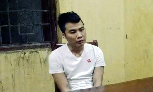 Hà Nội: Lộ diện tài xế xe tải tông CSGT rồi bỏ chạy Trịnh Ngọc Tuấn tại trụ sở công an.